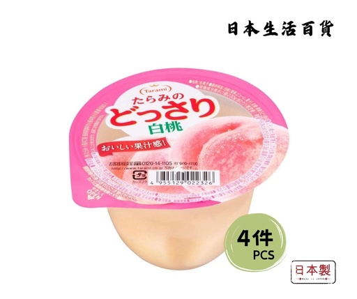 [4955129022326_4] Tarami White Peach Jelly (230g) 